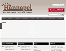 Tablet Screenshot of hannapel.com